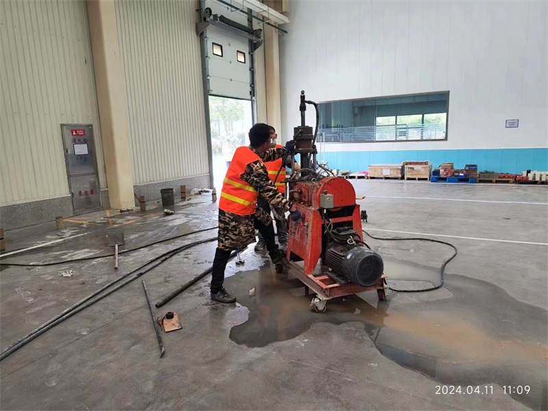 江山厂房地面下沉塌陷注浆加固施工